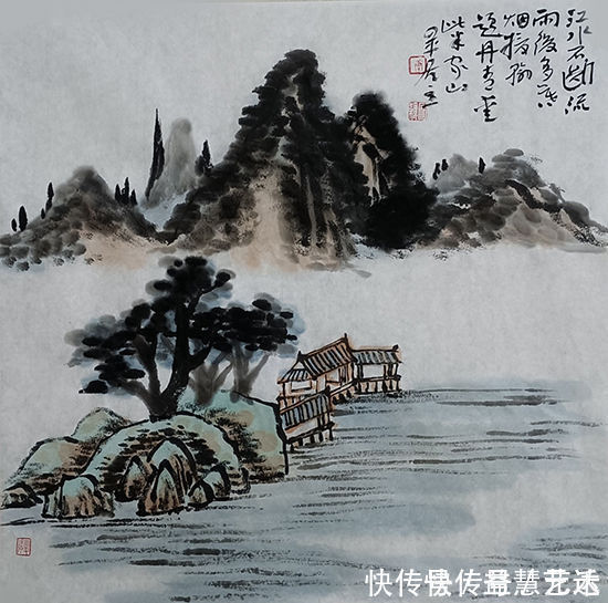 贾又福#笔墨丹青·温雅纯净——山水画家马书敏作品鉴赏