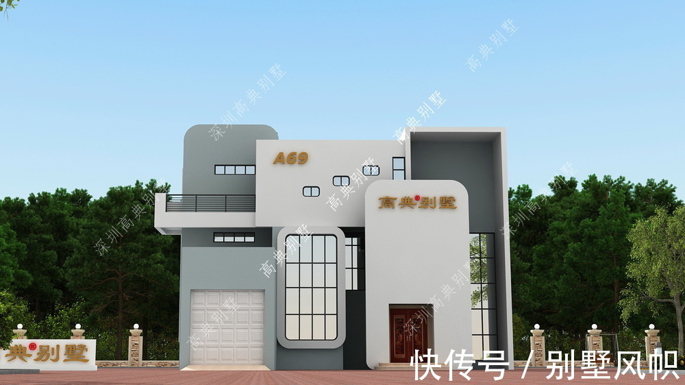 现代风|这款现代农村别墅，极简主义，90后的最爱。