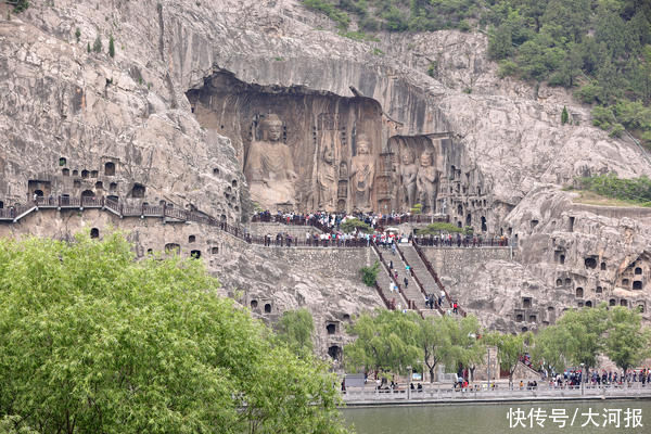 焦建辉|龙门石窟现“神牛”图案？专家：特定角度才能看到