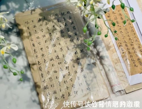 佛经#陈坤手抄佛经:笔法清秀有力,是真正难得一见的好书法