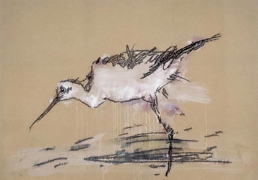 叶永清#他画了一只鸟卖了82万,网友称小学生都能画,专家:你看鸟的眼睛