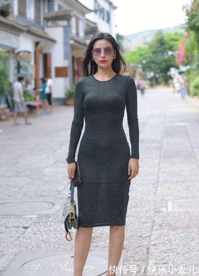 美腿 风格独特的连衣裙装扮瞬间提升你的格调,凸显修长美腿,精致减龄