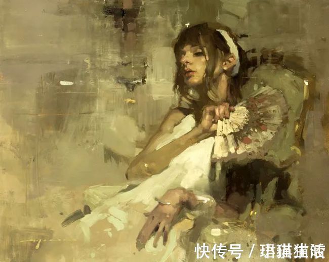 油画#艺术家杰里米·曼恩的油画,颜色既生动又大气!