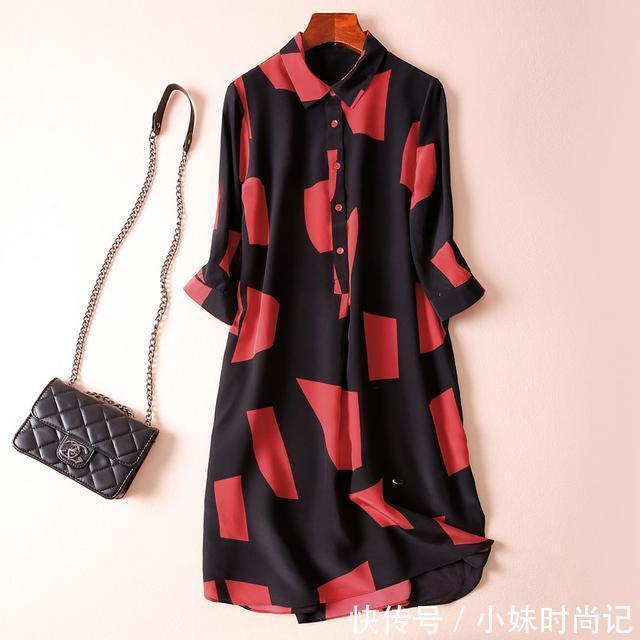 瘦真丝|深色系的连衣裙,女人尊贵文艺的腔调又很倾城