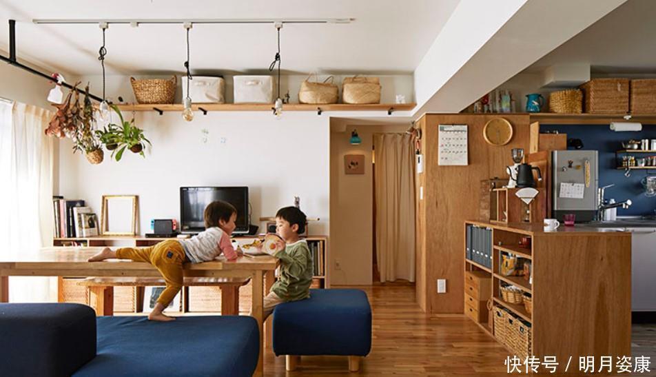 储物柜|55平米3个娃!日本妈妈太厉害了,一家人蜗居也能过上精致生活