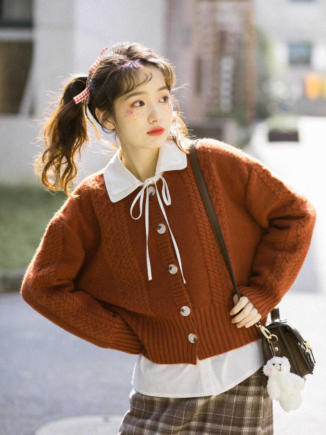 毛衣|最近秋冬有种火叫毛衣+半裙,照着穿都好看,温暖了整个秋冬,太洋气了