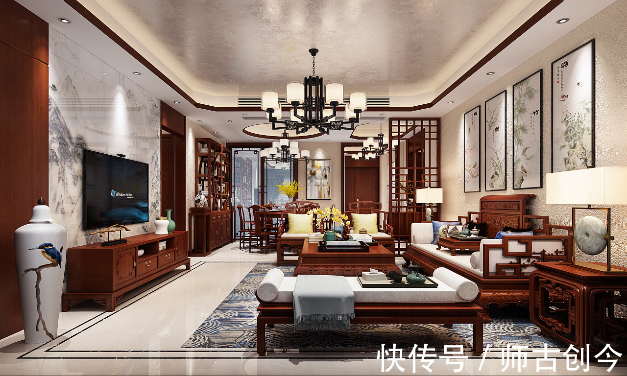 中式$中式红木装修,古雅灵动、温婉雅致、独具风情