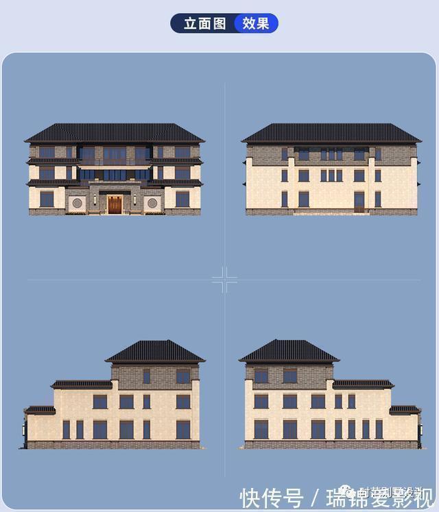 露台|这样的新中式别墅,建一栋才算是家大业大,人丁兴旺