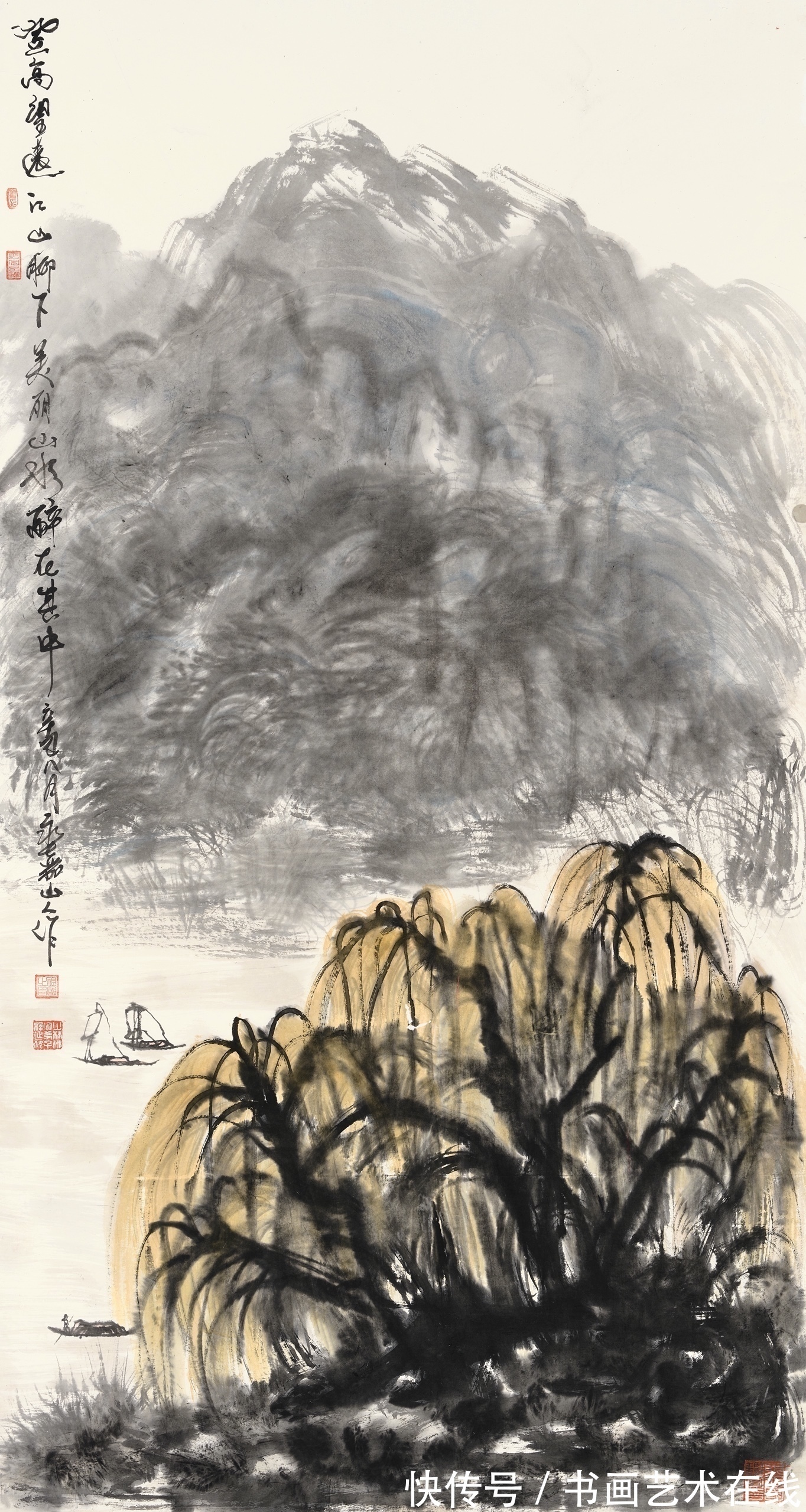 指墨画&艺高天下，独具风格——国画家、画鹰大家、指墨画艺术大师朱祖国