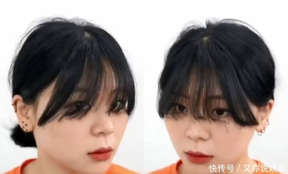 只需学会‘三段式剪法’既可在家剪出好看的刘海发型
