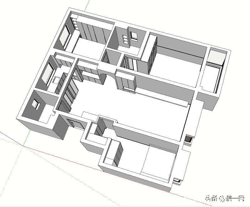 储物空间|119平现代风装修案例欣赏，诠释现代主义的空间美