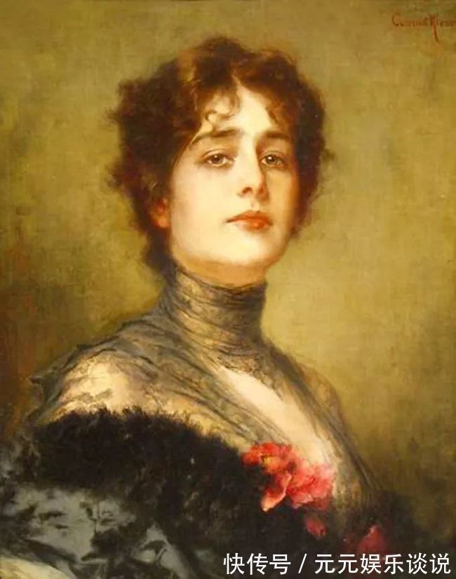 德国$德国画家康拉德笔下 细腻的年轻漂亮女子,真心的美!