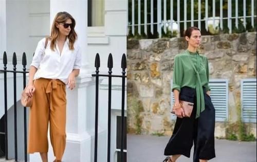 40岁女人阔腿裤不会穿，掌握这4大秘诀，让你时髦还减龄