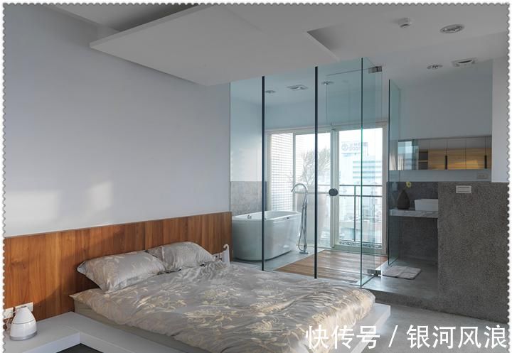 餐厨|100㎡的高层住宅,阳台抬高10cm,客餐厨“合为一体”,谁见过?