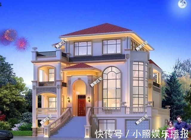 气派|2栋带架空层设计的豪宅,有钱就回老家建房,特别风光