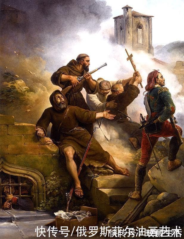 路易·大卫|擅长战争、肖像画——法国画家霍勒斯·韦尔内油画作品欣赏