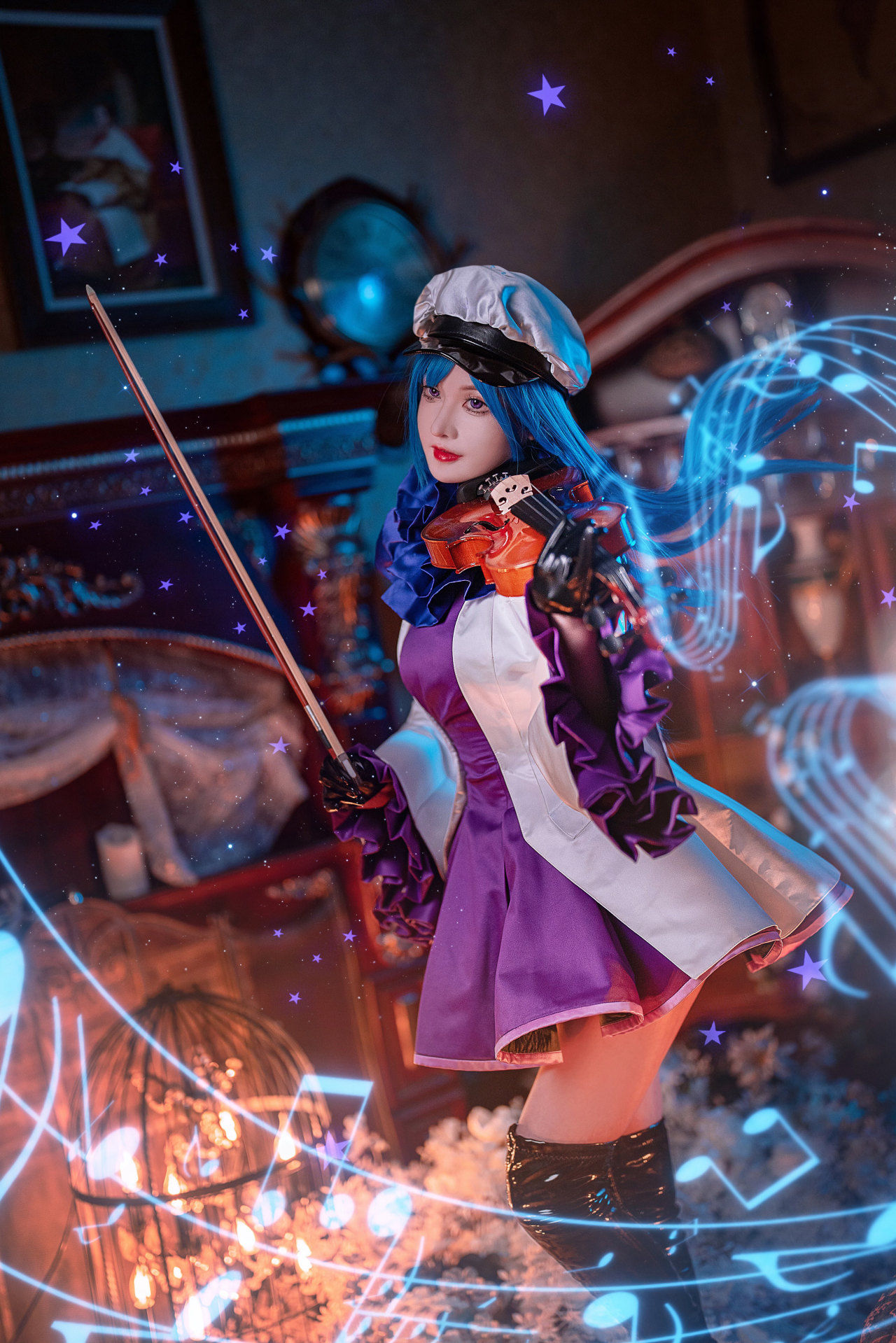 博丽灵梦cosplmusedash &东方project，玛莉嘉&博丽灵梦cosplay