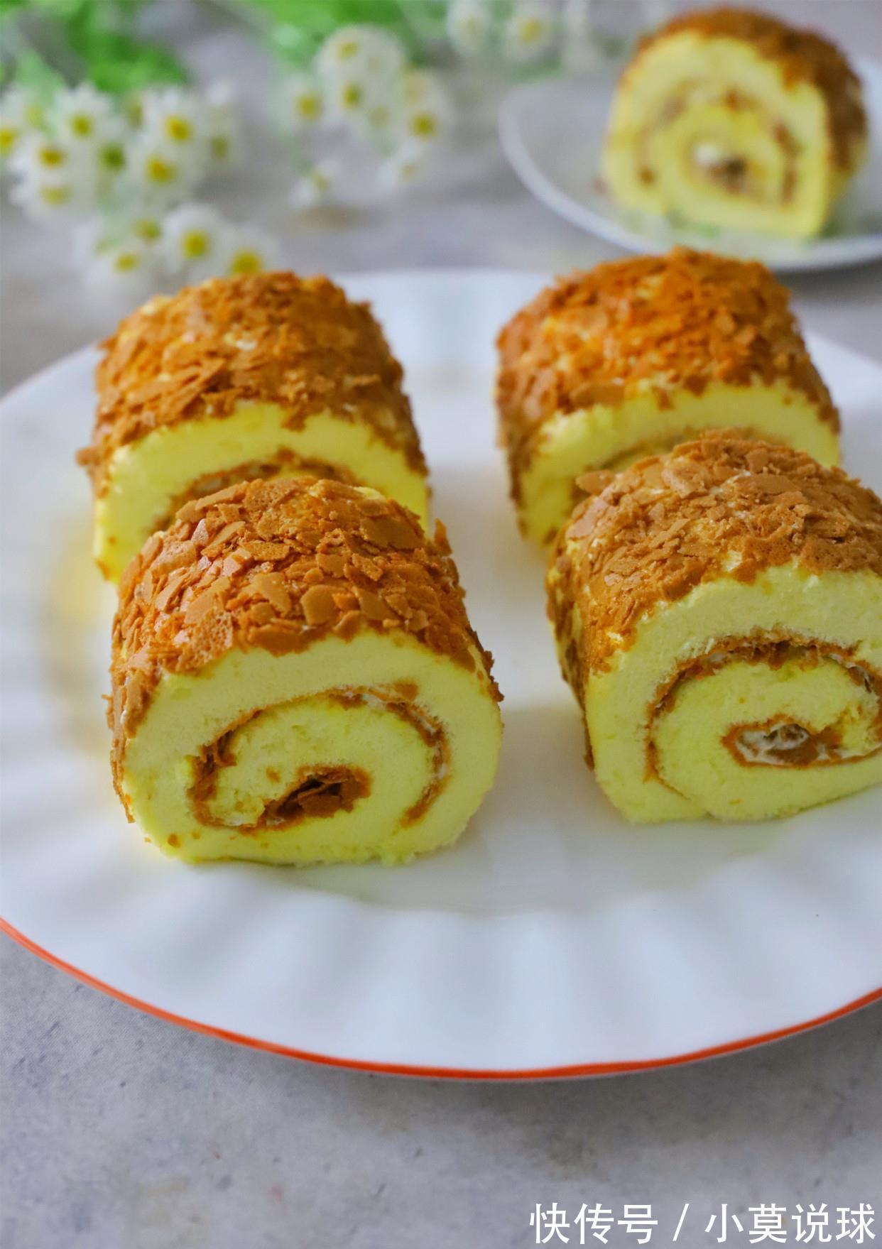 玉米油|用了6年的蛋糕卷配方,任卷不开裂,咸香松软吃不腻,简单又好做