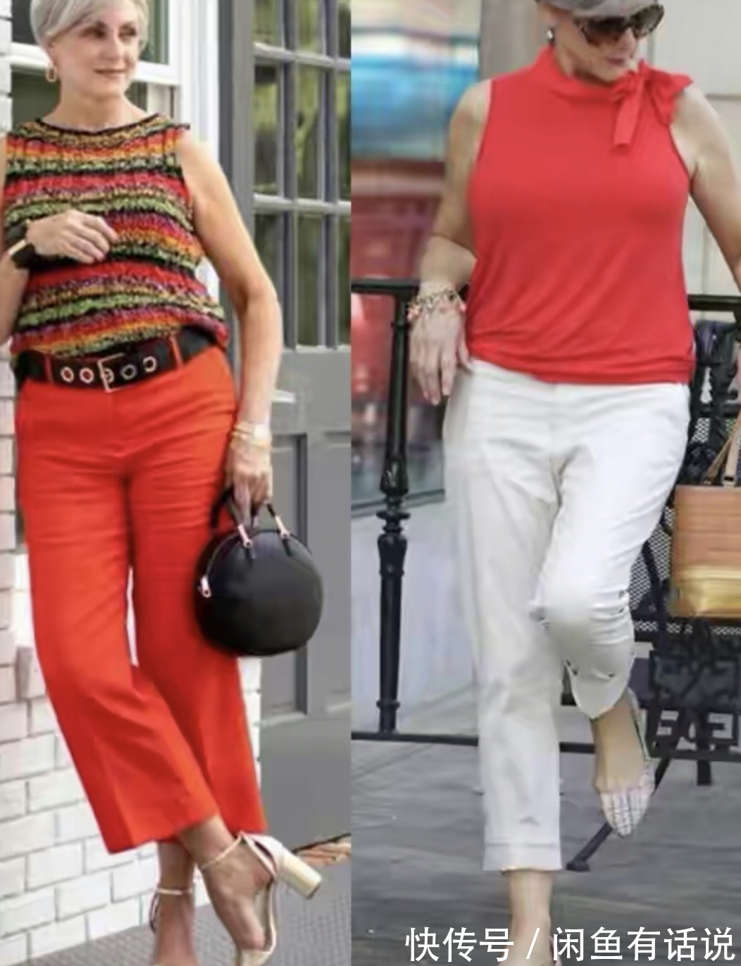 奶奶|年纪大还长得胖!63岁胖奶奶却穿得时髦又有气质,满头白发也优雅