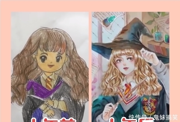 绘制!插画师的“超进化”,十年前丑哭十年后美哭,这样的马尔福帅炸了