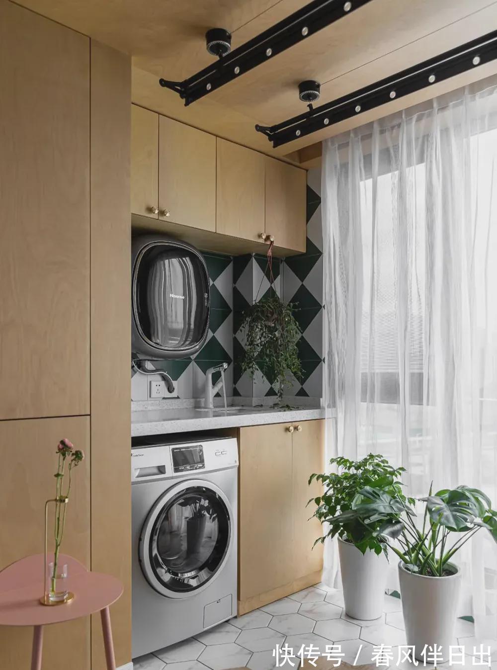 厨房|98平二手房改造，色彩童心满满！趣味温柔时光，体验家的幸福点滴