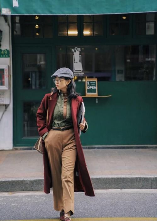 有一种穿搭，叫大衣配裤子，学三木这样穿，美出新高度