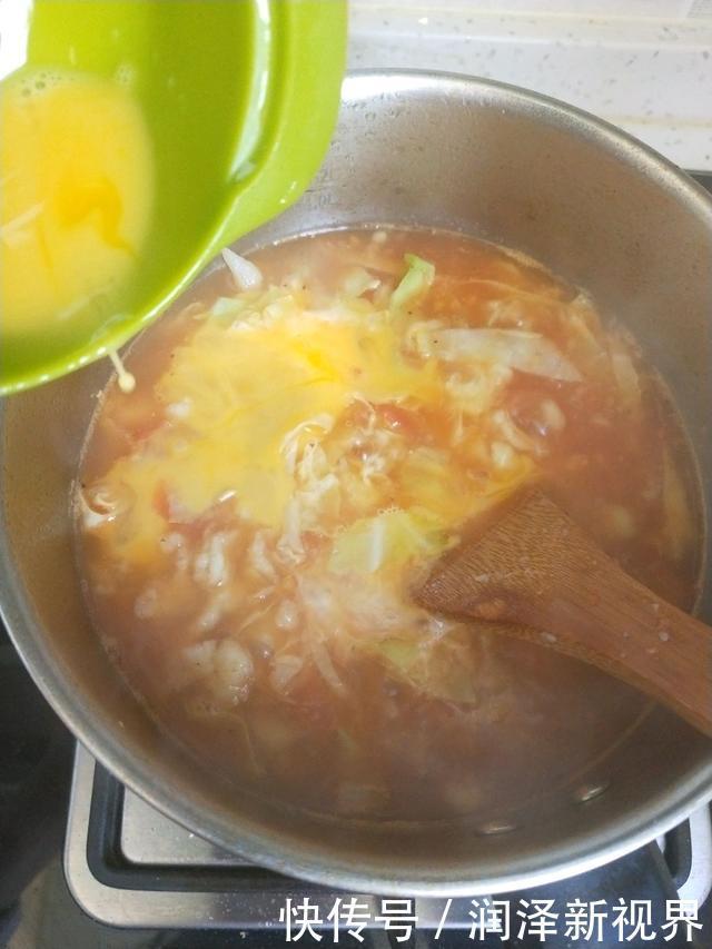 西红柿|简单又开胃的疙瘩汤,不用和面,劲道弹牙,比面条好吃