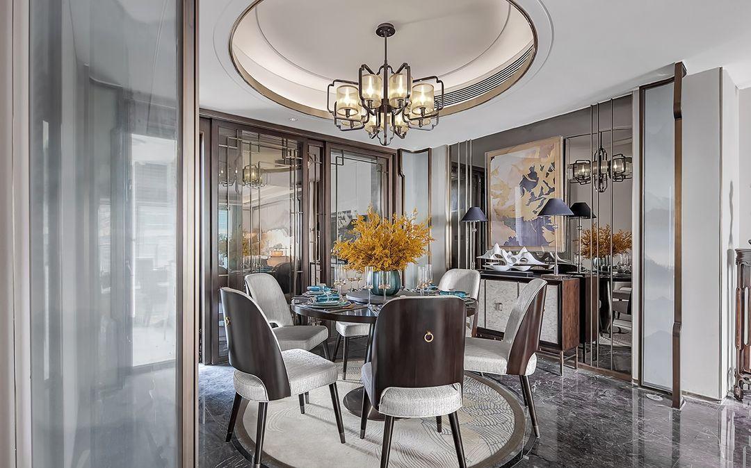 新中式|新中式的创意四居室,尽享中式文化深厚韵味,把美展现到极致