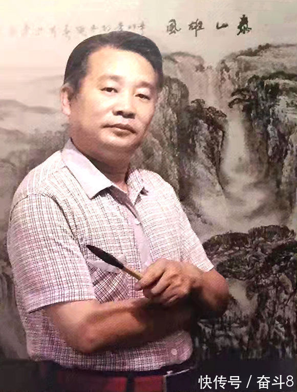 岳祥!画家范延春 笔墨意境 巍峨雄峻