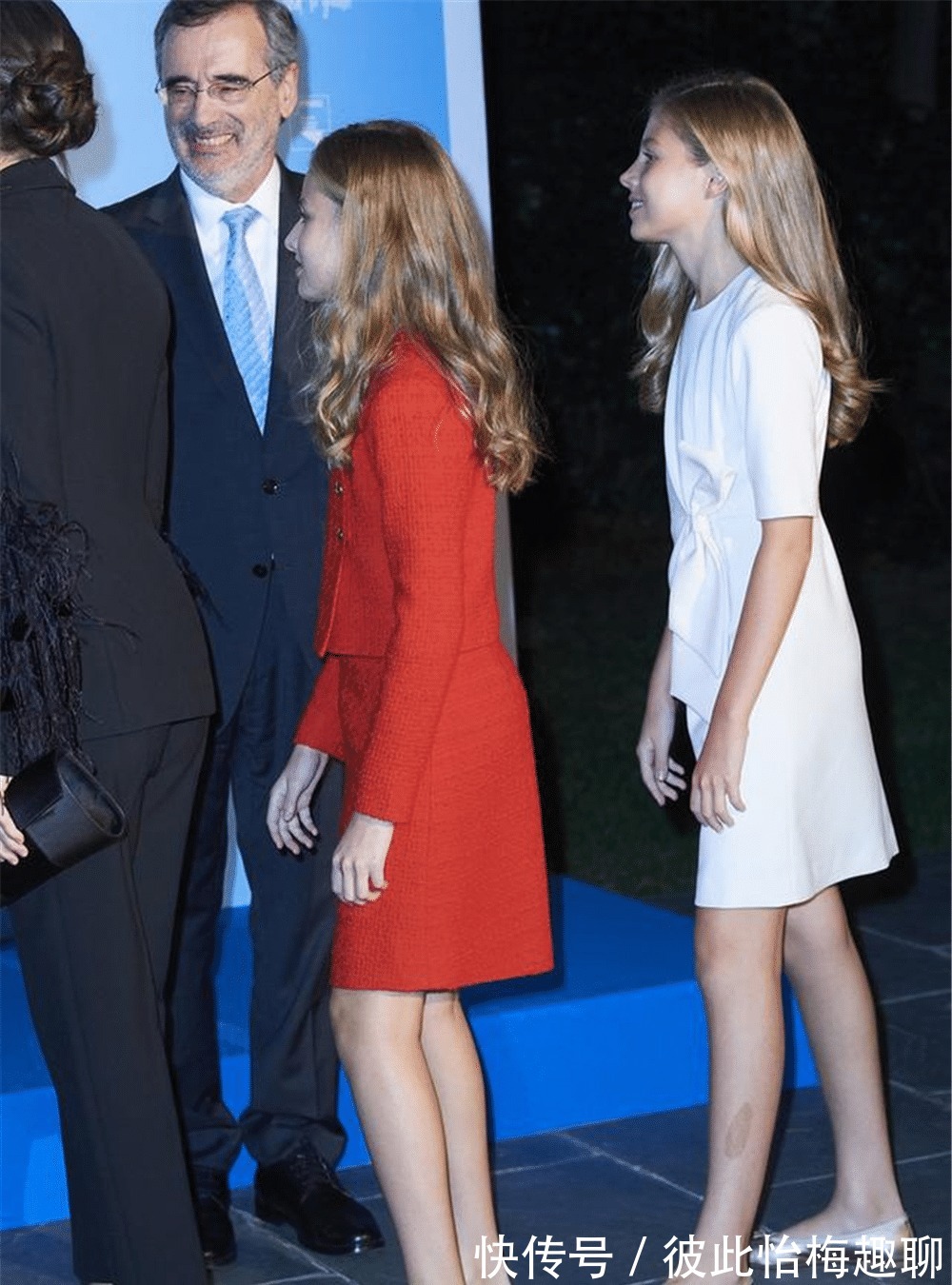 穿搭 真正的贵族穿搭都简约，看西班牙公主莱昂诺尔，穿红色套裙真高级