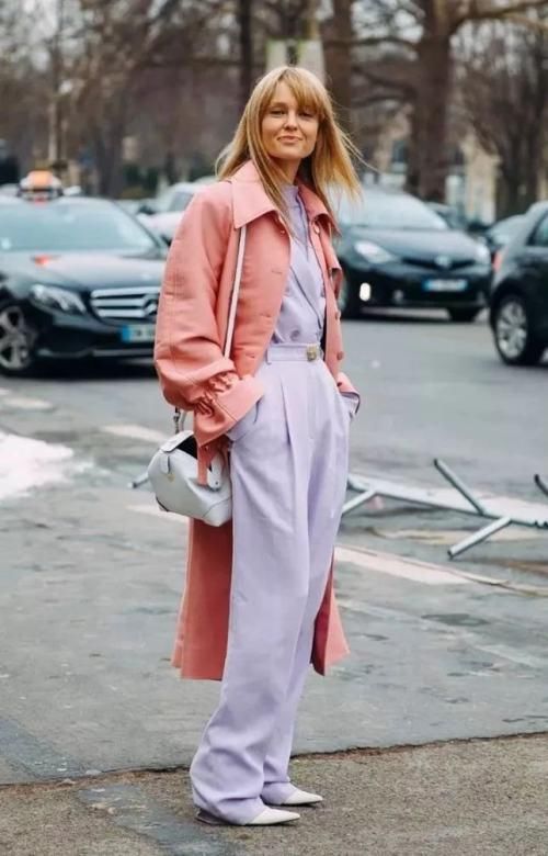 长外套+阔腿裤火了！太美太气质，小个子也能穿！