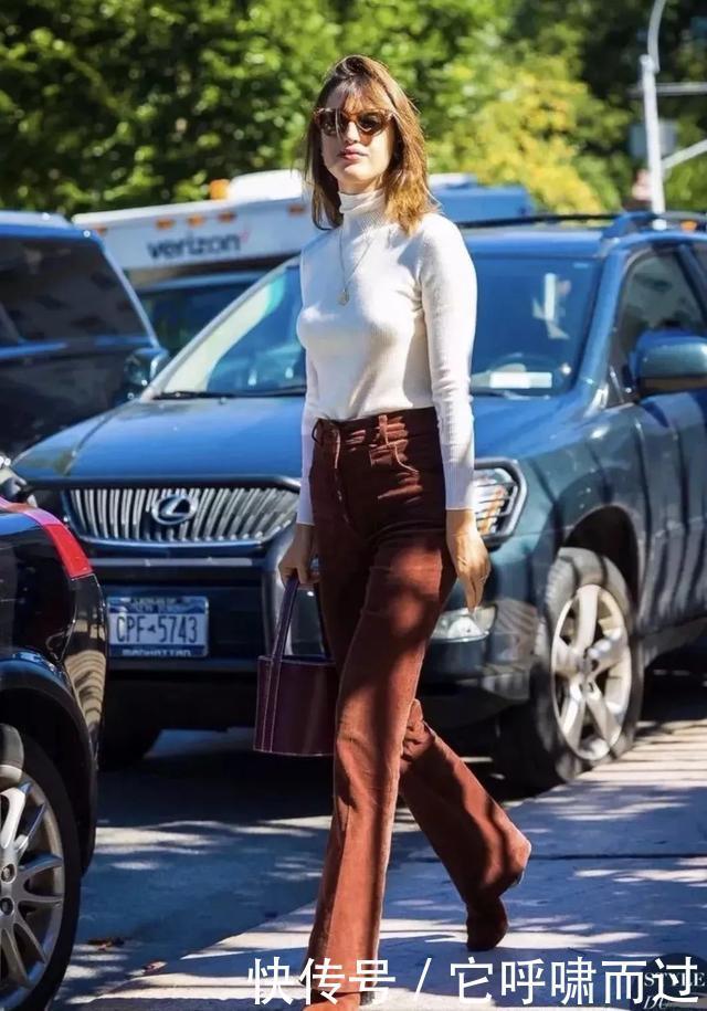 秋冬穿拖地裤,太太太太显腿长了