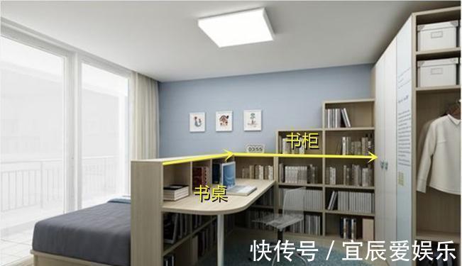惊喜|地台床侧边空着怪可惜的，装书架做衣帽间，收获到不一样的惊喜