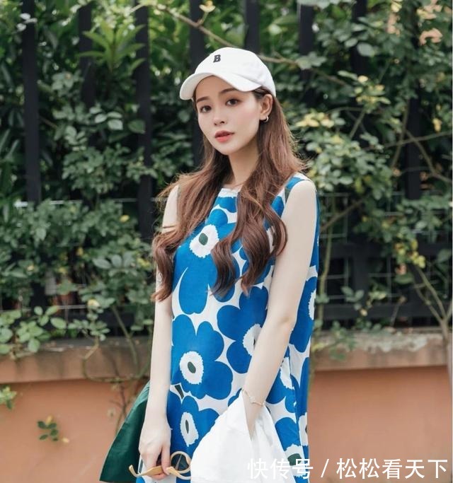 格纹 刘些宁将无袖连衣裙带火了,优雅还清凉,高级感很足
