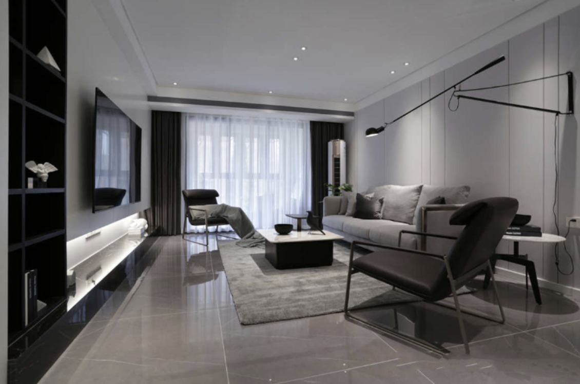 装修|传统装修不高级试一试极简风格设计，收纳藏而不露，场面大气