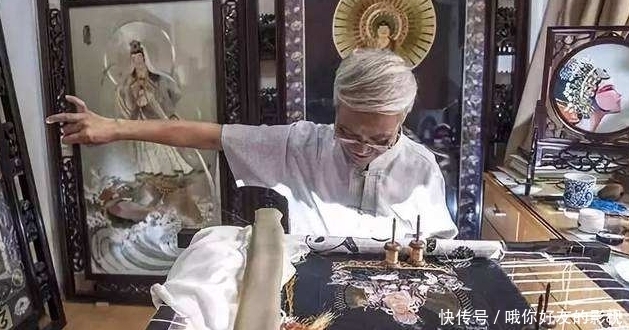 男工|“男工绣”唯一传人赵亦军:一根线能分64股,17年完成一幅作品