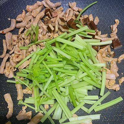 麻辣豆腐干|芹菜香干炒肉丝