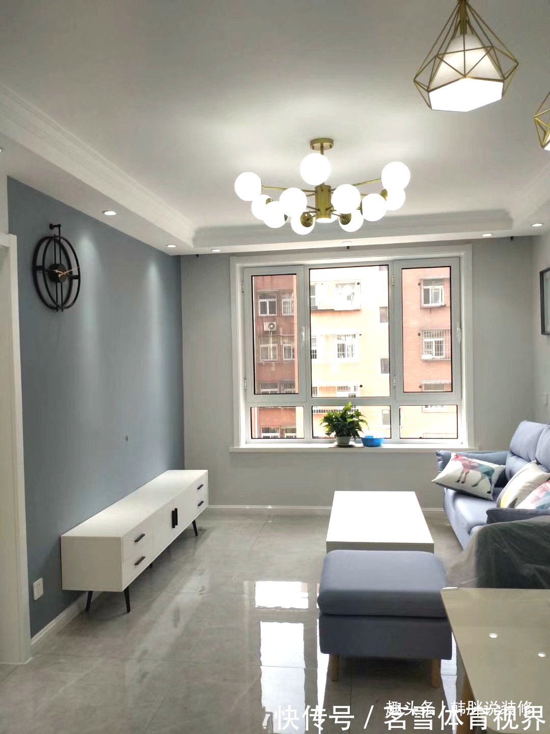 北欧风|人生中的第一套房子，80㎡简约北欧风，总共16万时尚又耐看