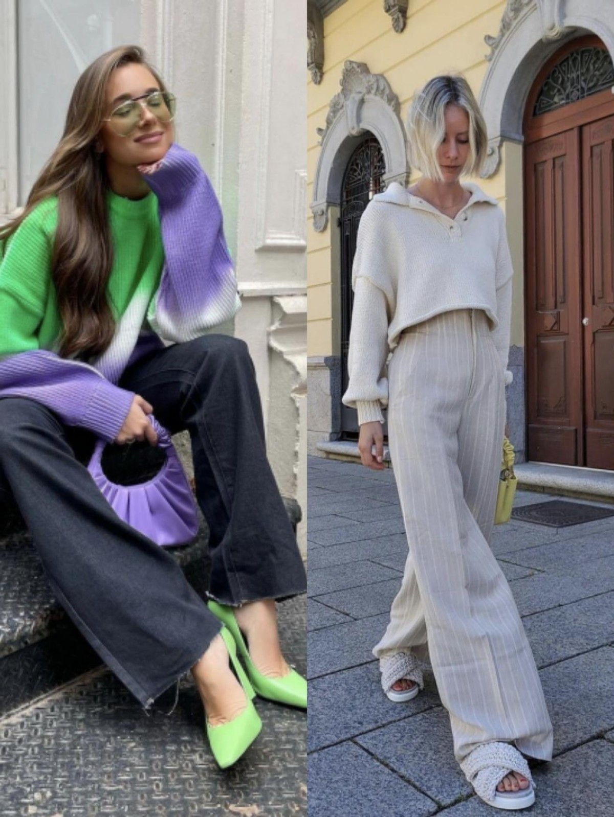 阔腿|一年四季都常见的阔腿裤, 有品位的女人都在穿, 和4种搭配很经典