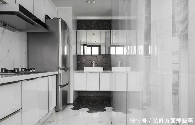 居室|62平黑白灰简约风一居室,看似简单,实则韵味无穷