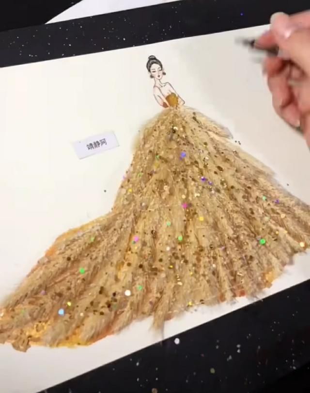 成品|美术生的婚纱设计,从扫帚上获取原材料,最后的成品效果美爆了