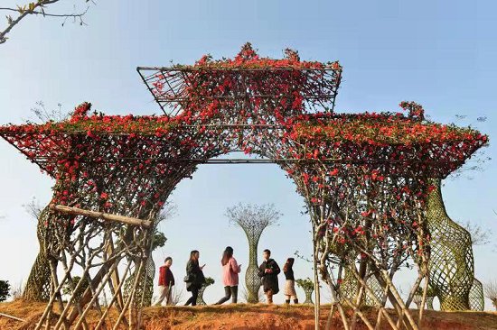 湖南省衡东县：乐享春色 欢度春节