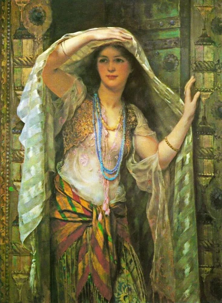 noir$法国画家查尔斯笔下风华绝代的仙女,太美了!