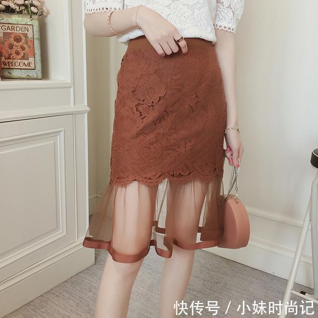 镂空|半身裙这么穿,时尚又漂亮