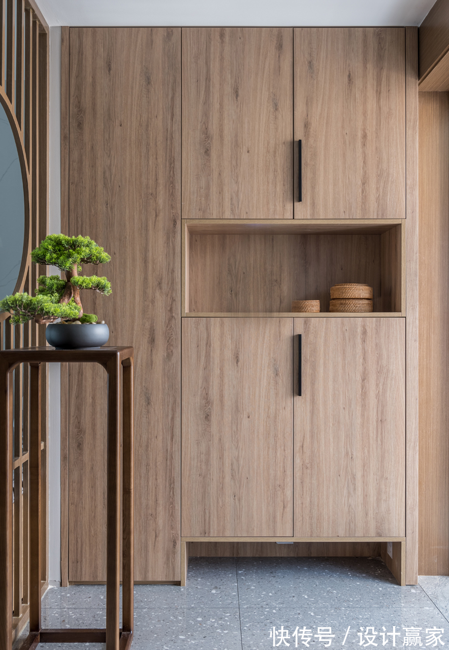 业主|有一种美叫新中式,这套143㎡大平层,透出原木质感,古韵气质