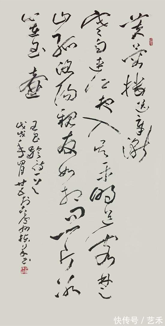 胡栋梁@力透纸背终现艺,行云流水佳作出——胡栋梁书法赏析