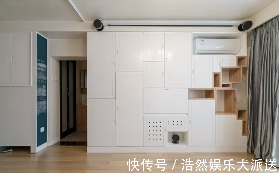 杂物|49㎡房屋大改造，客厅秒变双卧室，功能强大不拥挤！