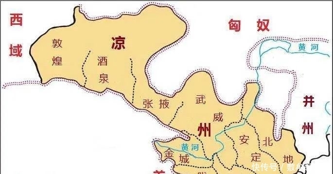 隋朝河西走廊地图图片