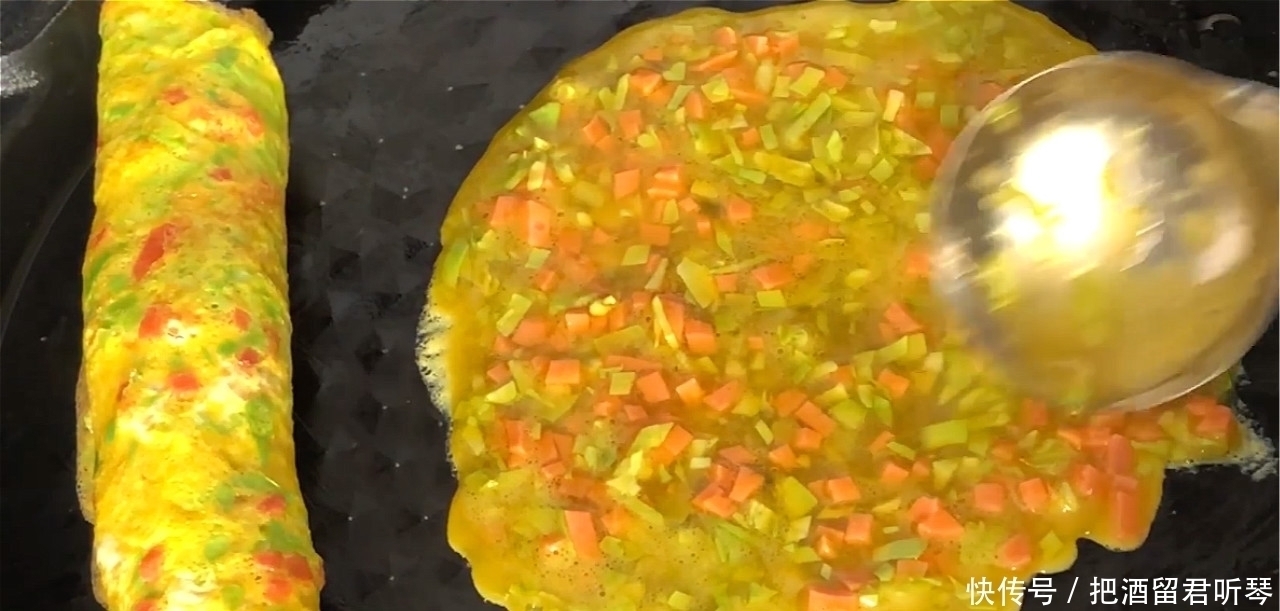 卷心菜|没有时间做早餐的看过来,不放一滴油,十分钟搞定,营养又好吃