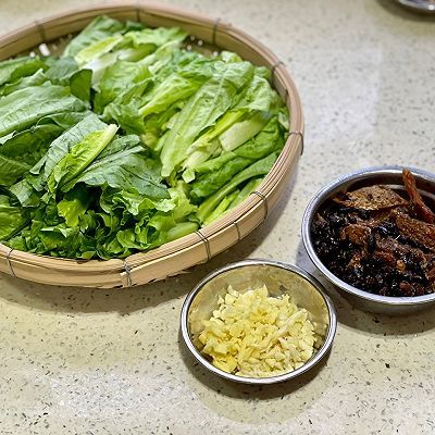 生食蔬菜|豆鼓鲮鱼炒油麦菜